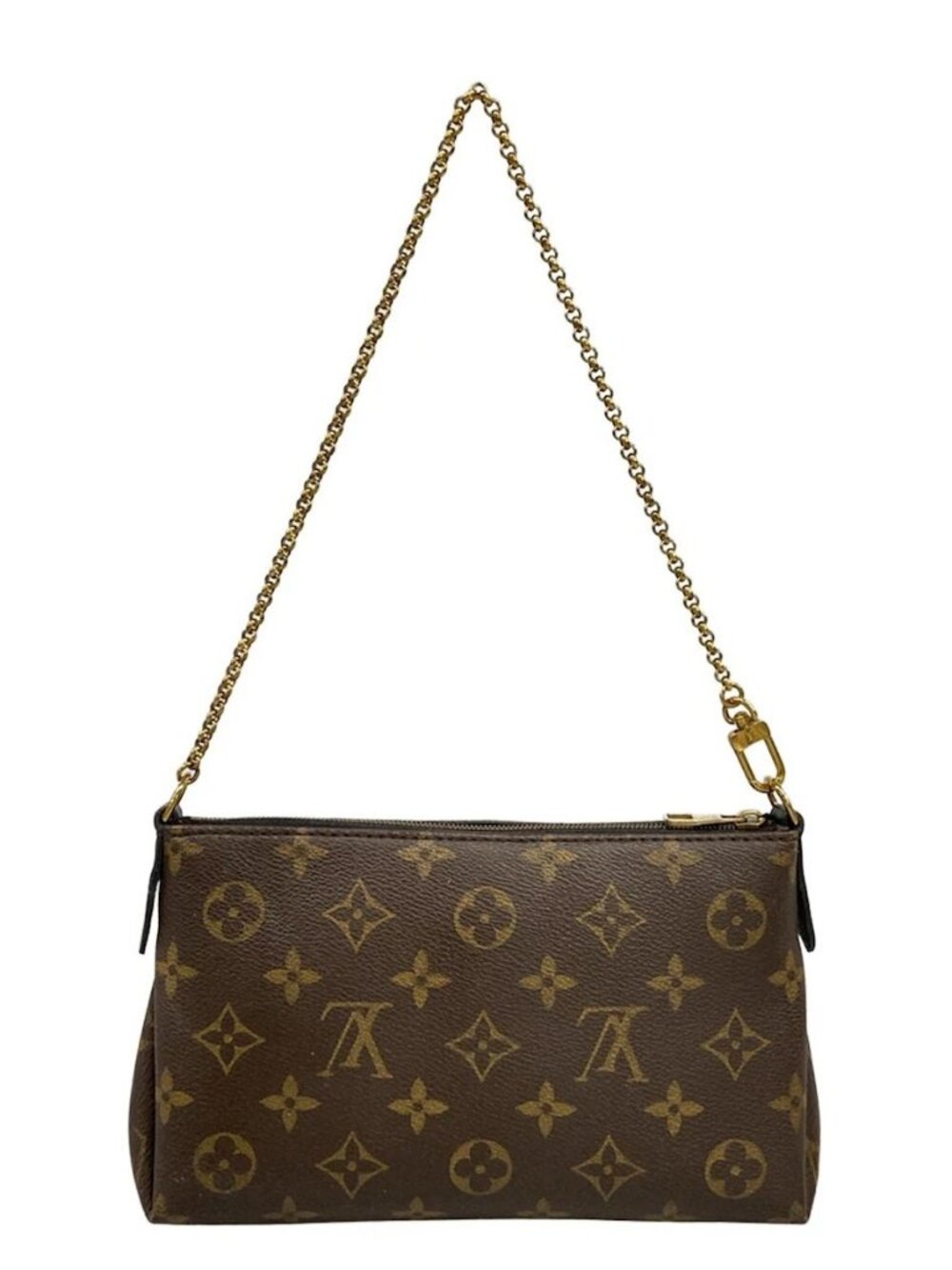 LOUIS VUITTON Pallas Clutch M41639 Noir Monogram CA1176 Clutch Bag - Picture 3 of 16